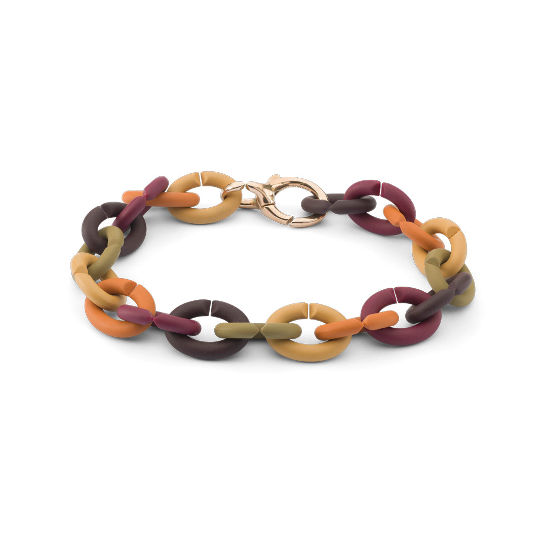 Autumn Rainbow Bronze Bracelet