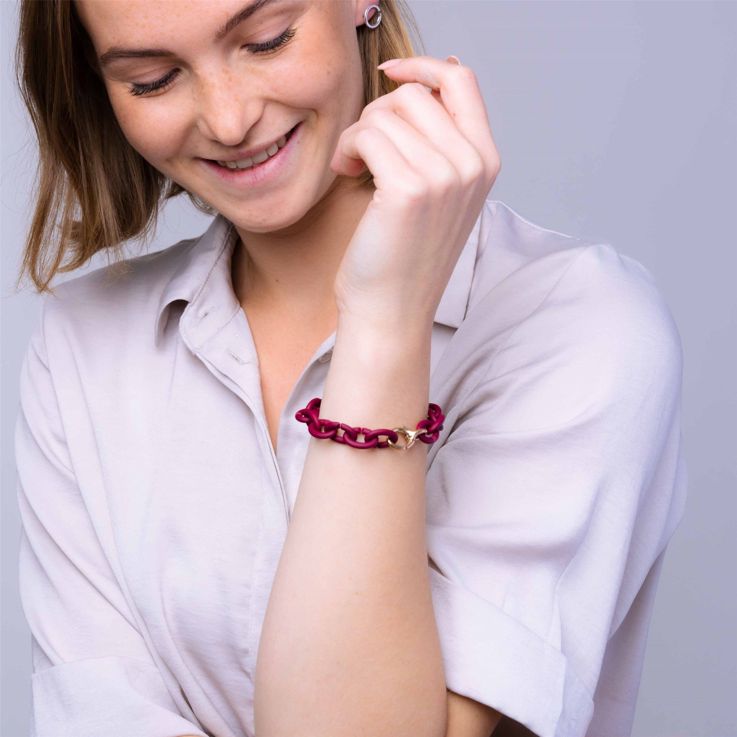 Bordeaux Bronze Bracelet