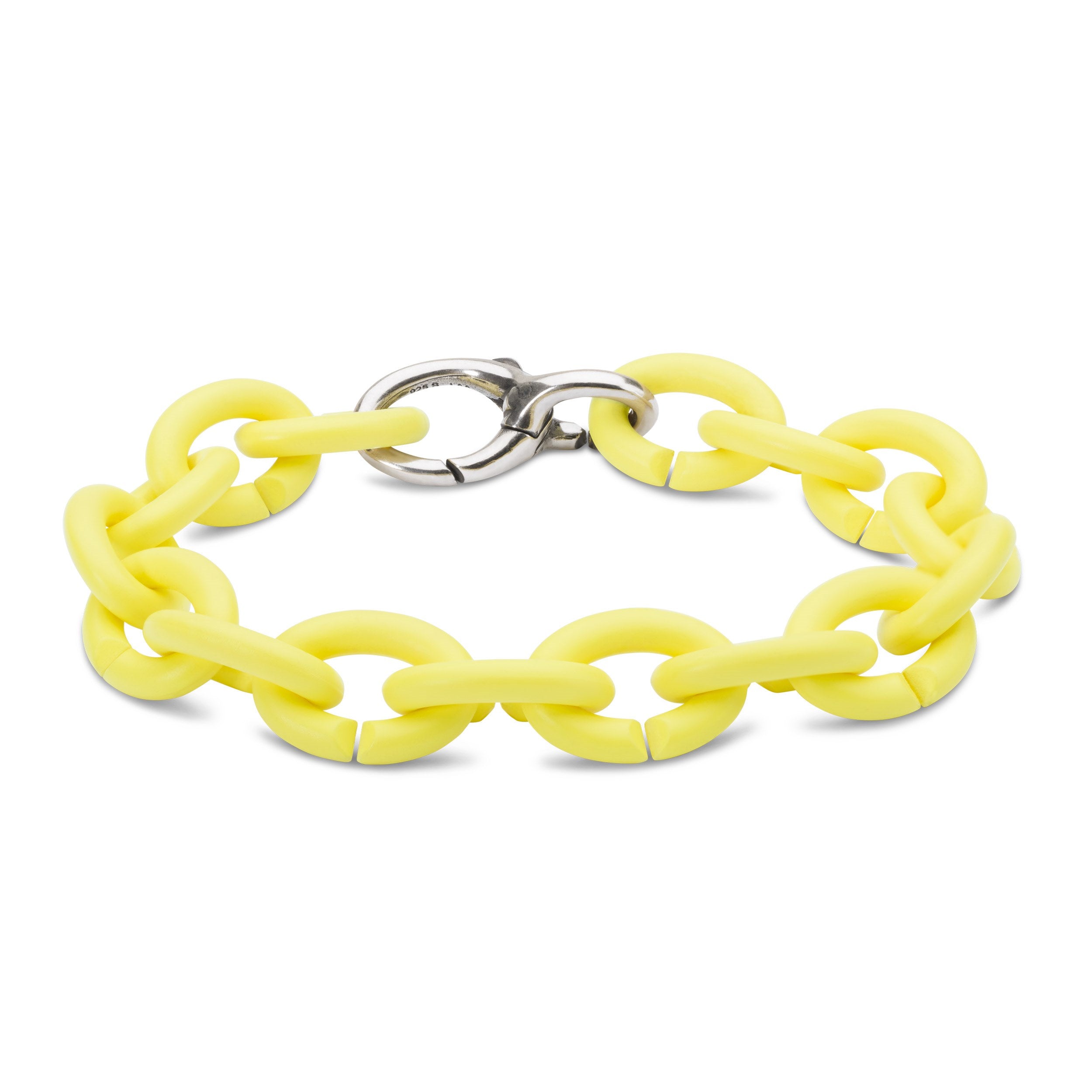 Light Lemon Silver Bracelet