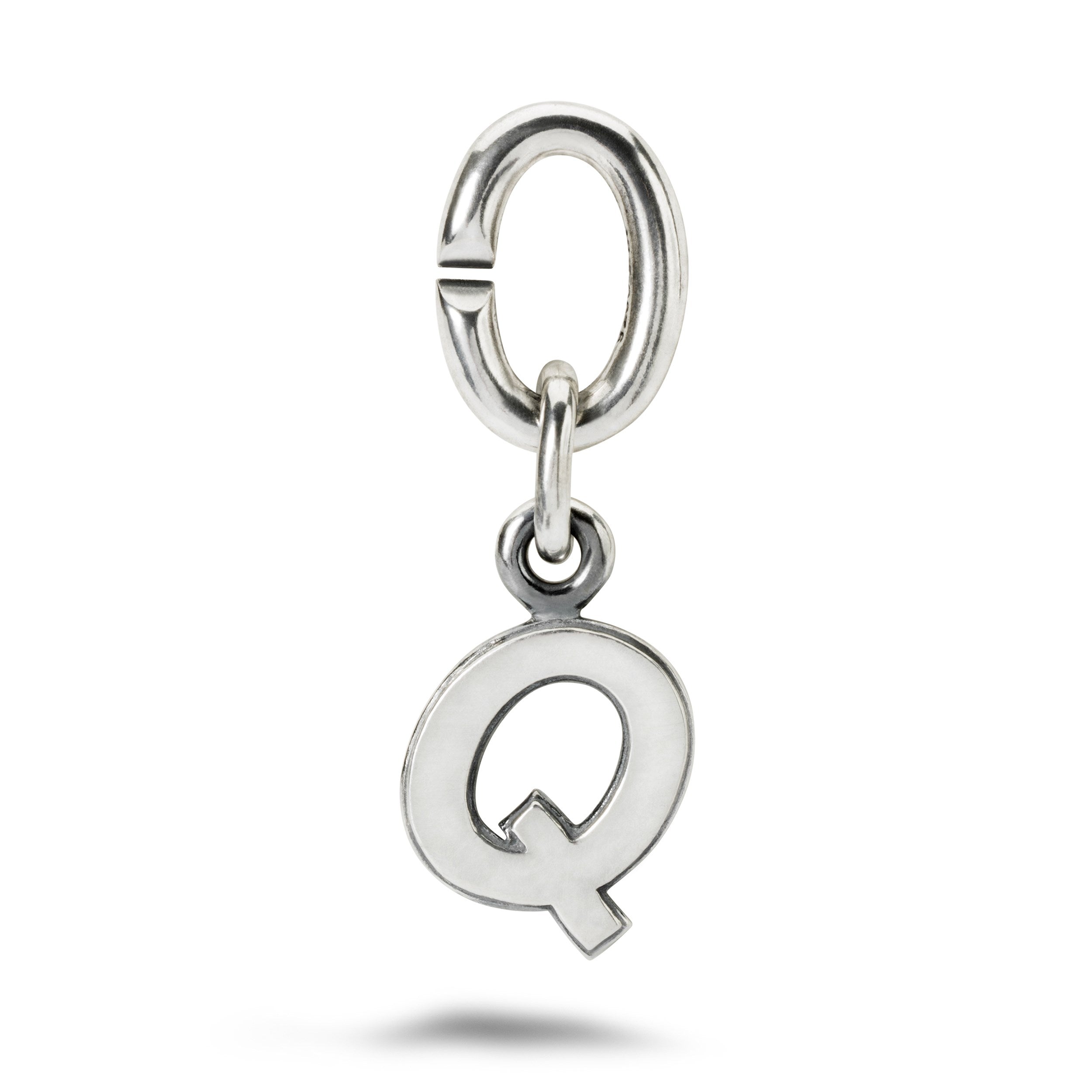 Q, Silver Link Charm