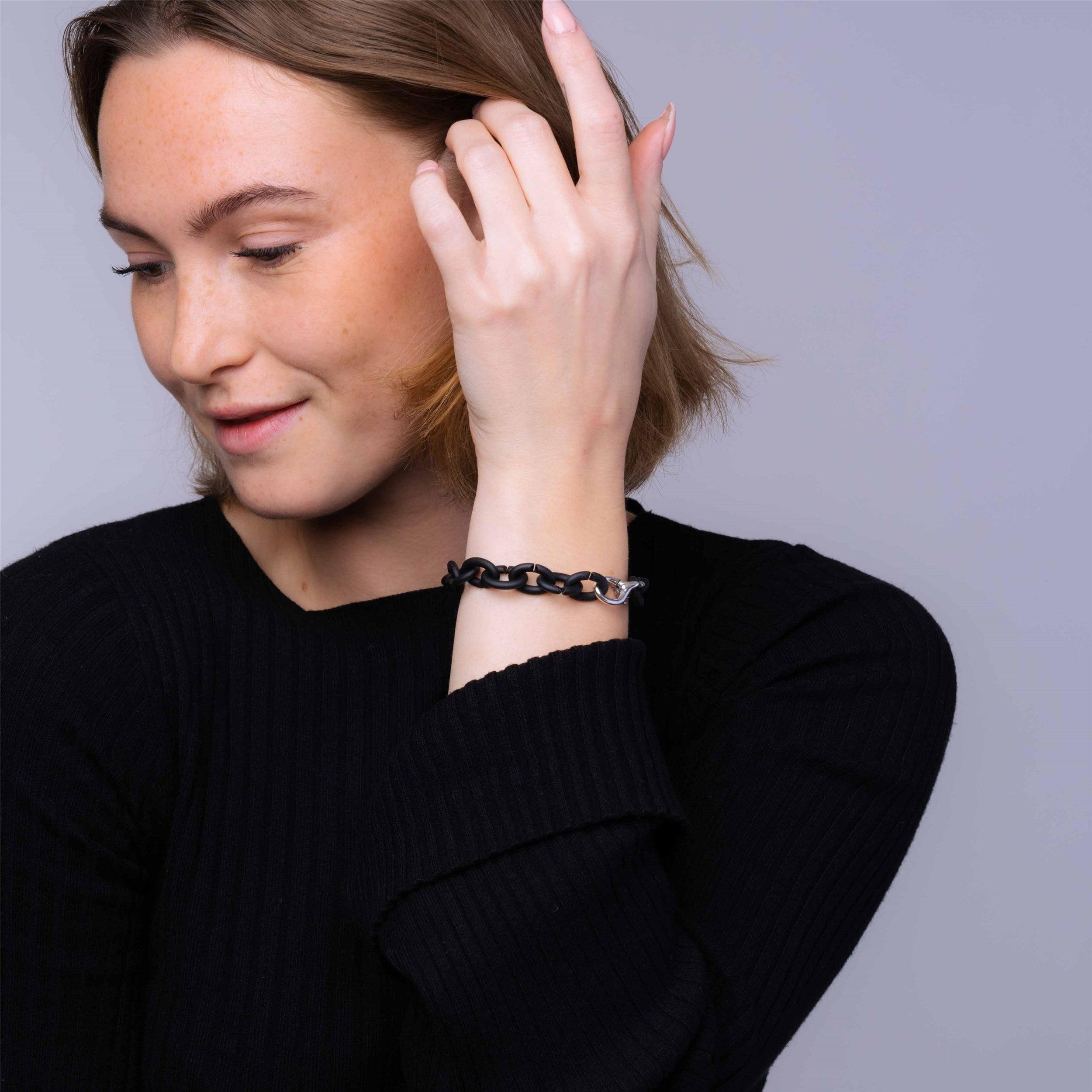 Black Silver Bracelet