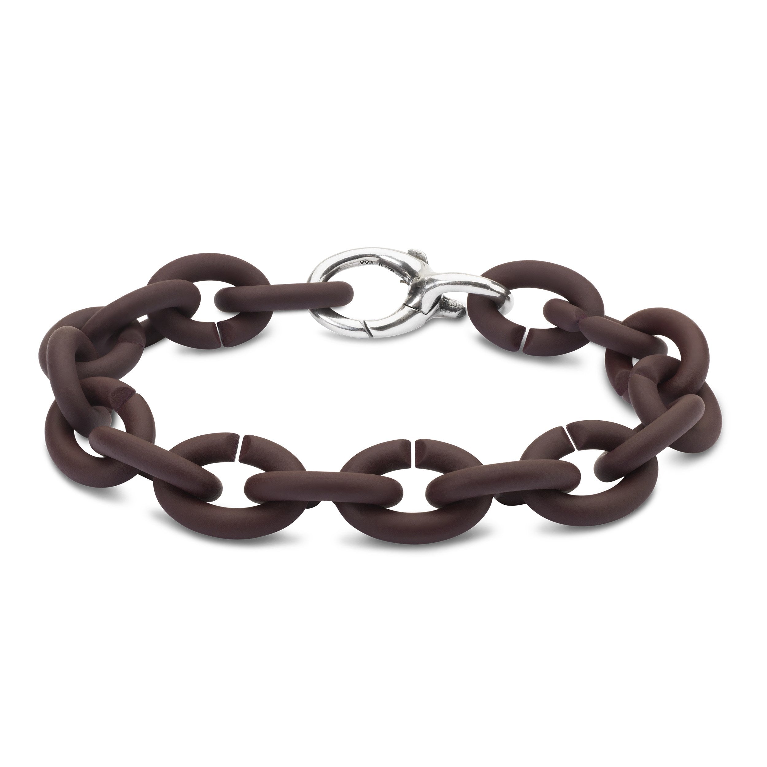 Brown Silver Bracelet