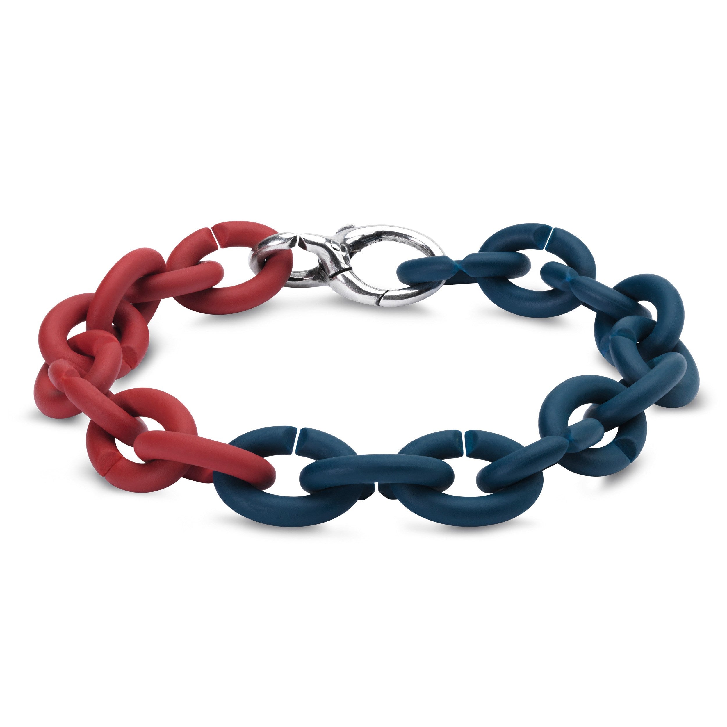 Red Petrol Rubber Bracelet