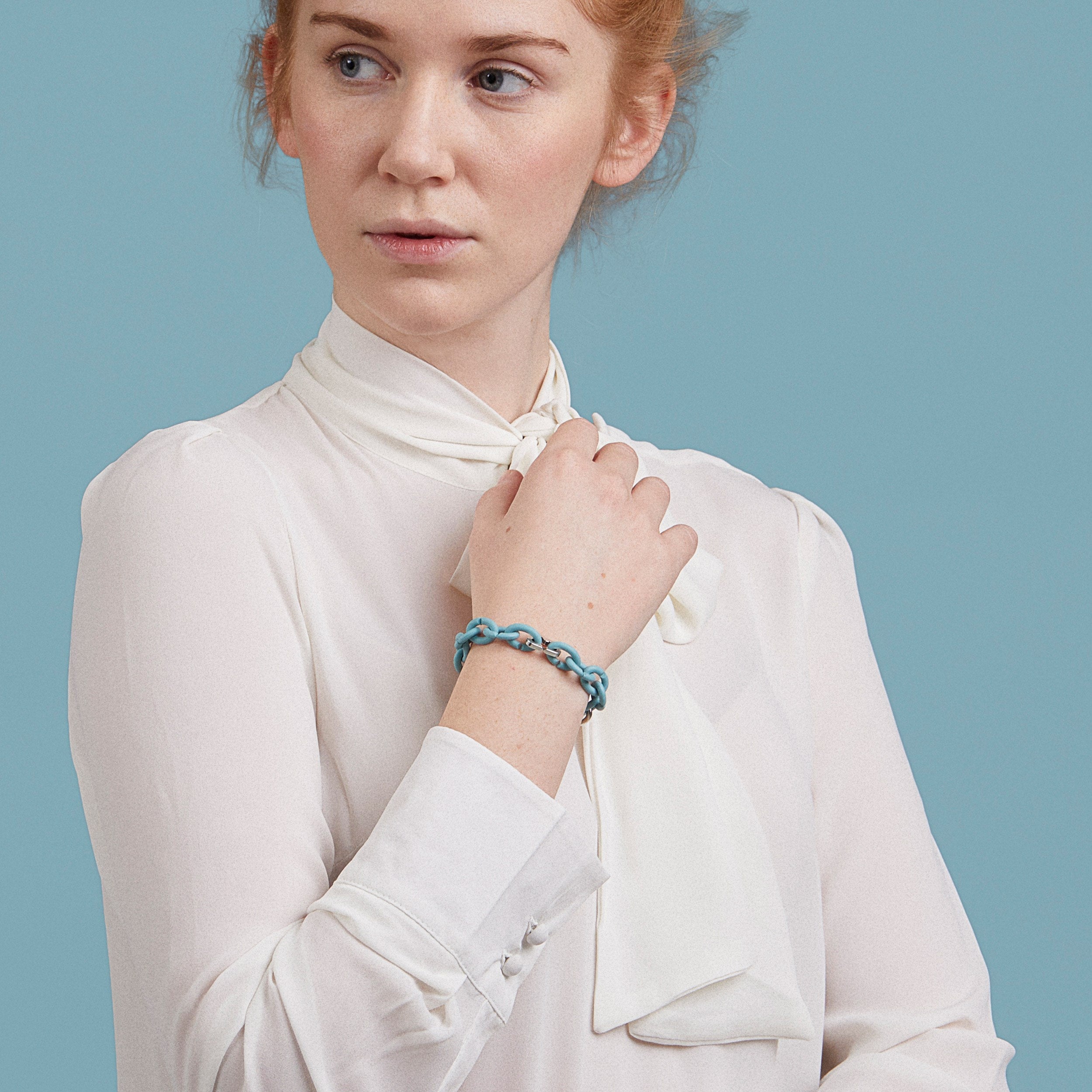 Sky Blue Forget-me-knot Bracelet