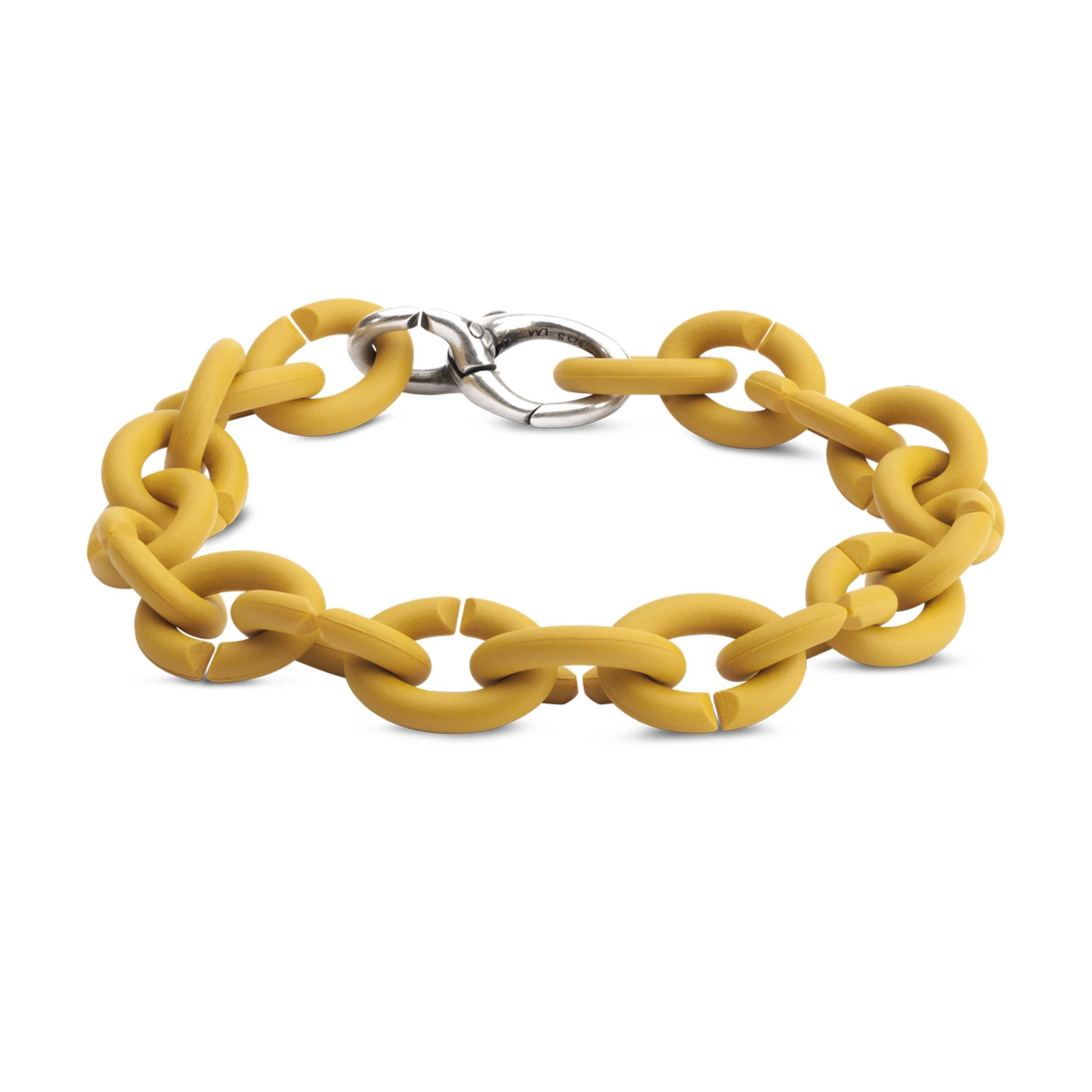 Mellow Yellow Silver Bracelet