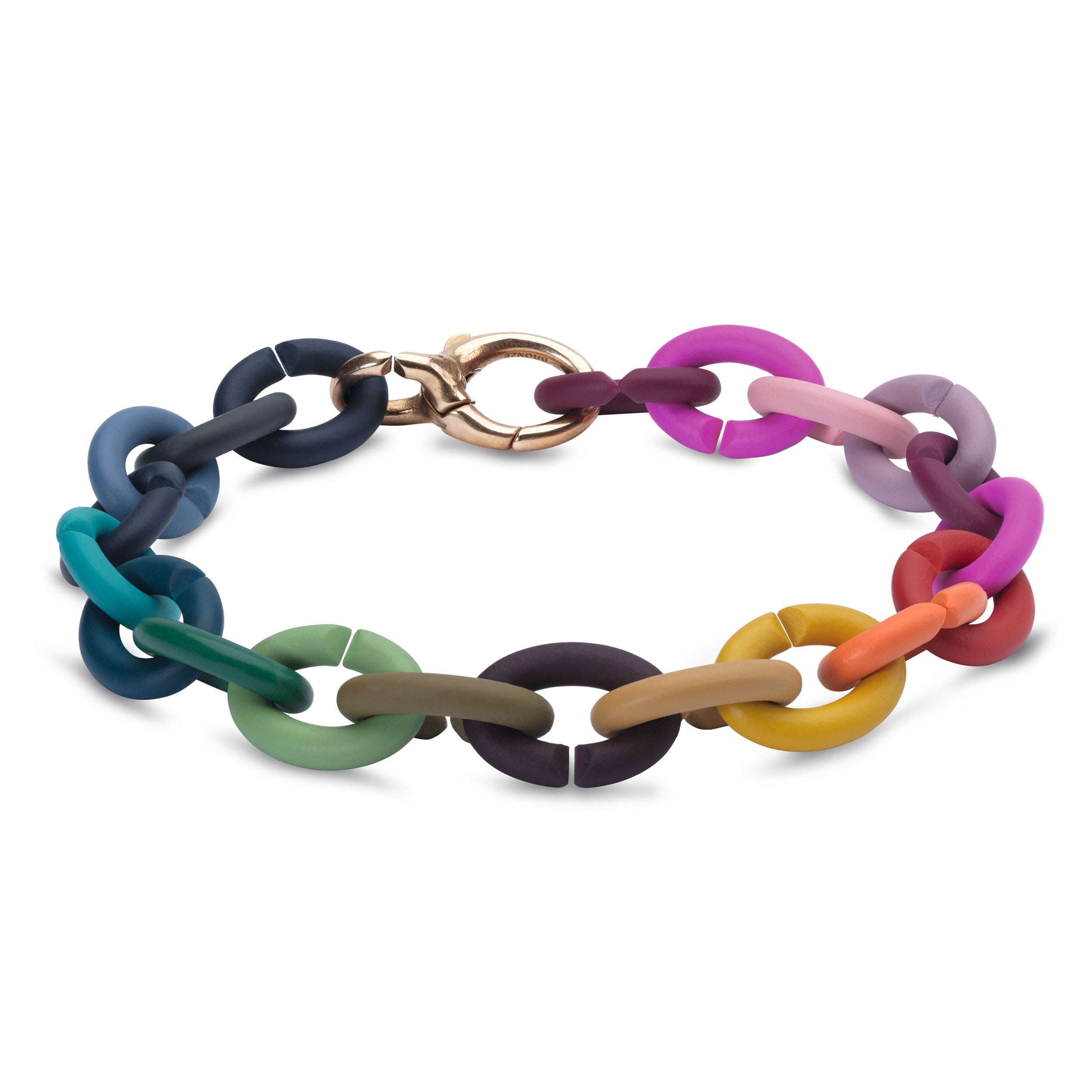 Rainbow Loom Single Chain Bracelets With Charms -  Denmark