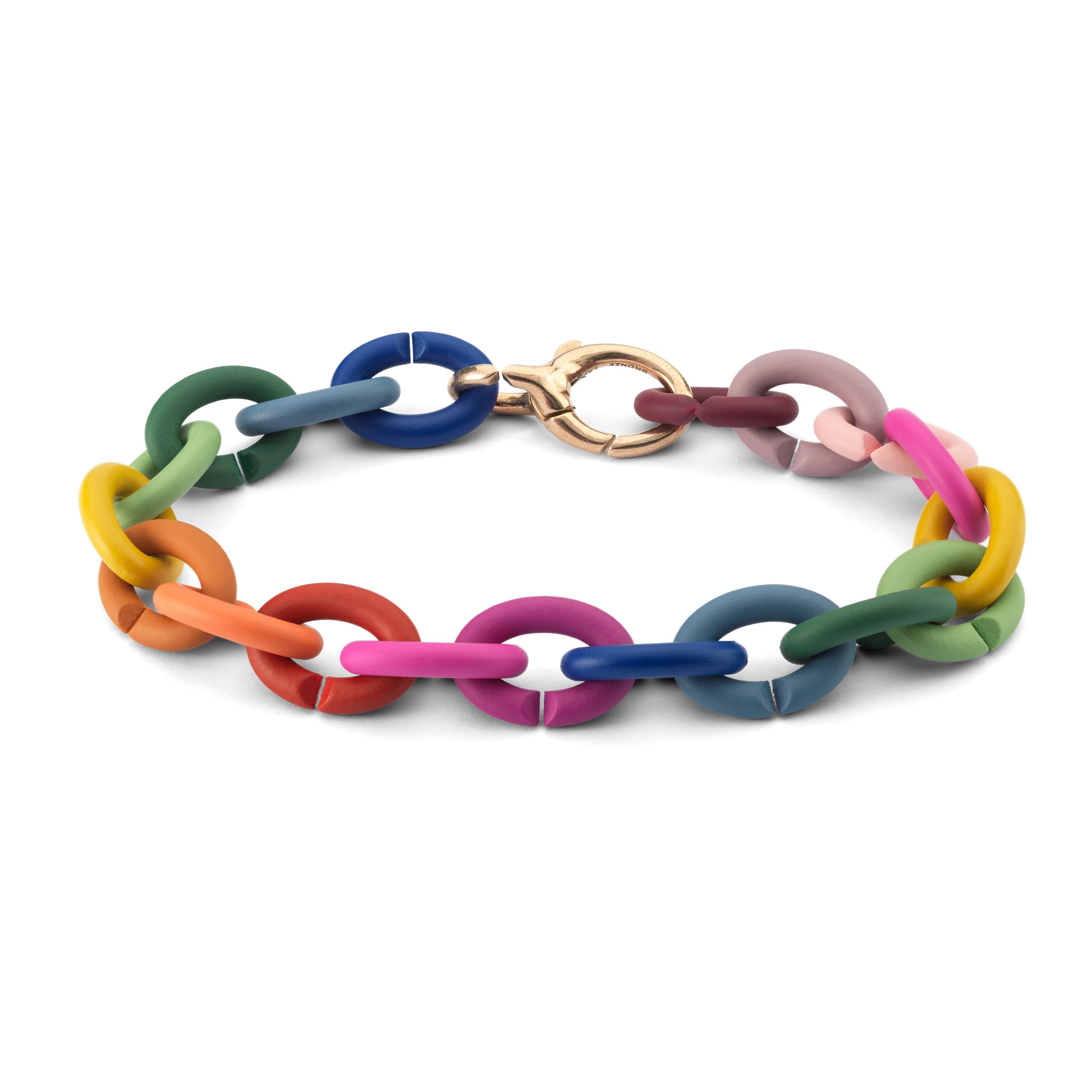 Bright Rainbow Bronze Bracelet