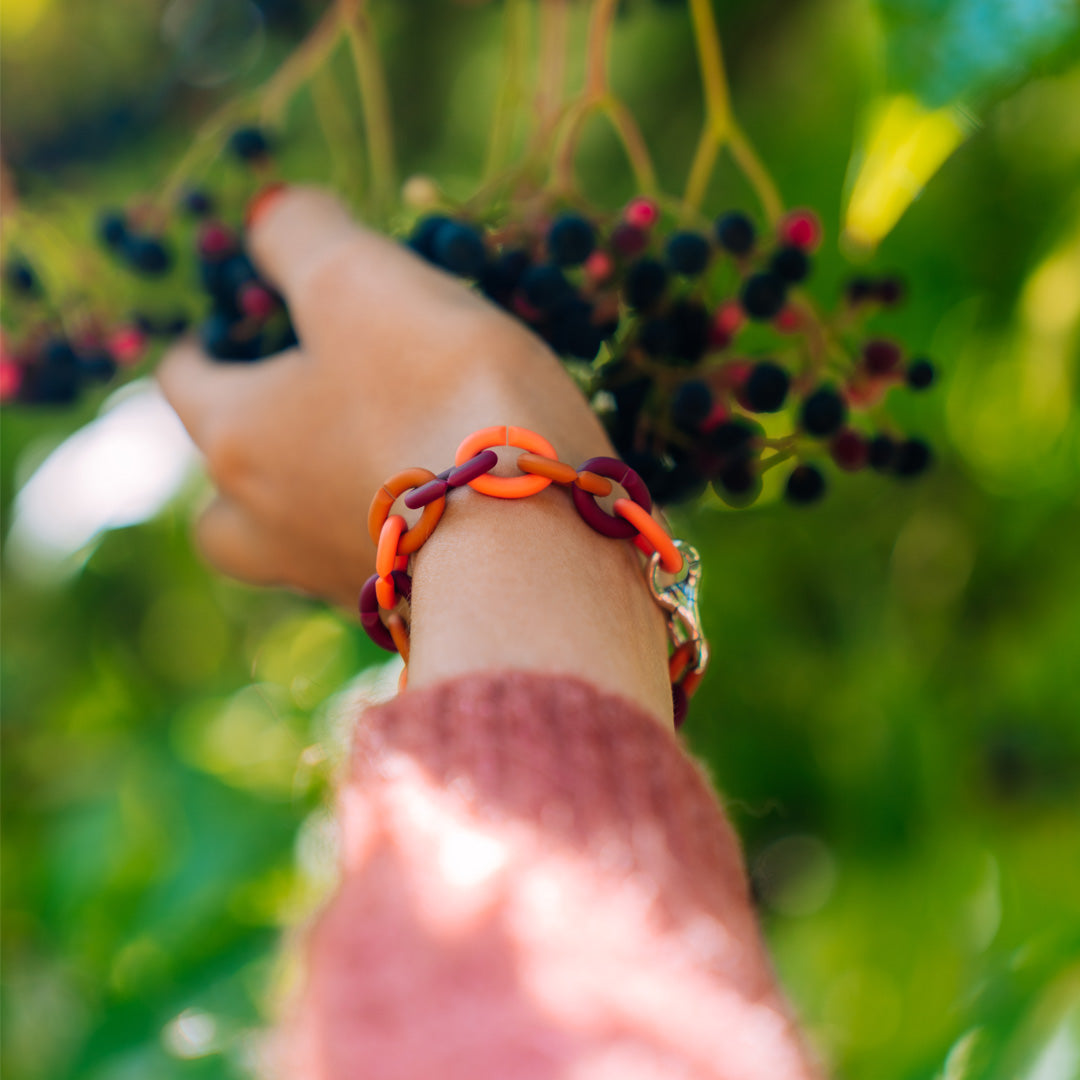 Harvest Rainbow Silver Bracelet