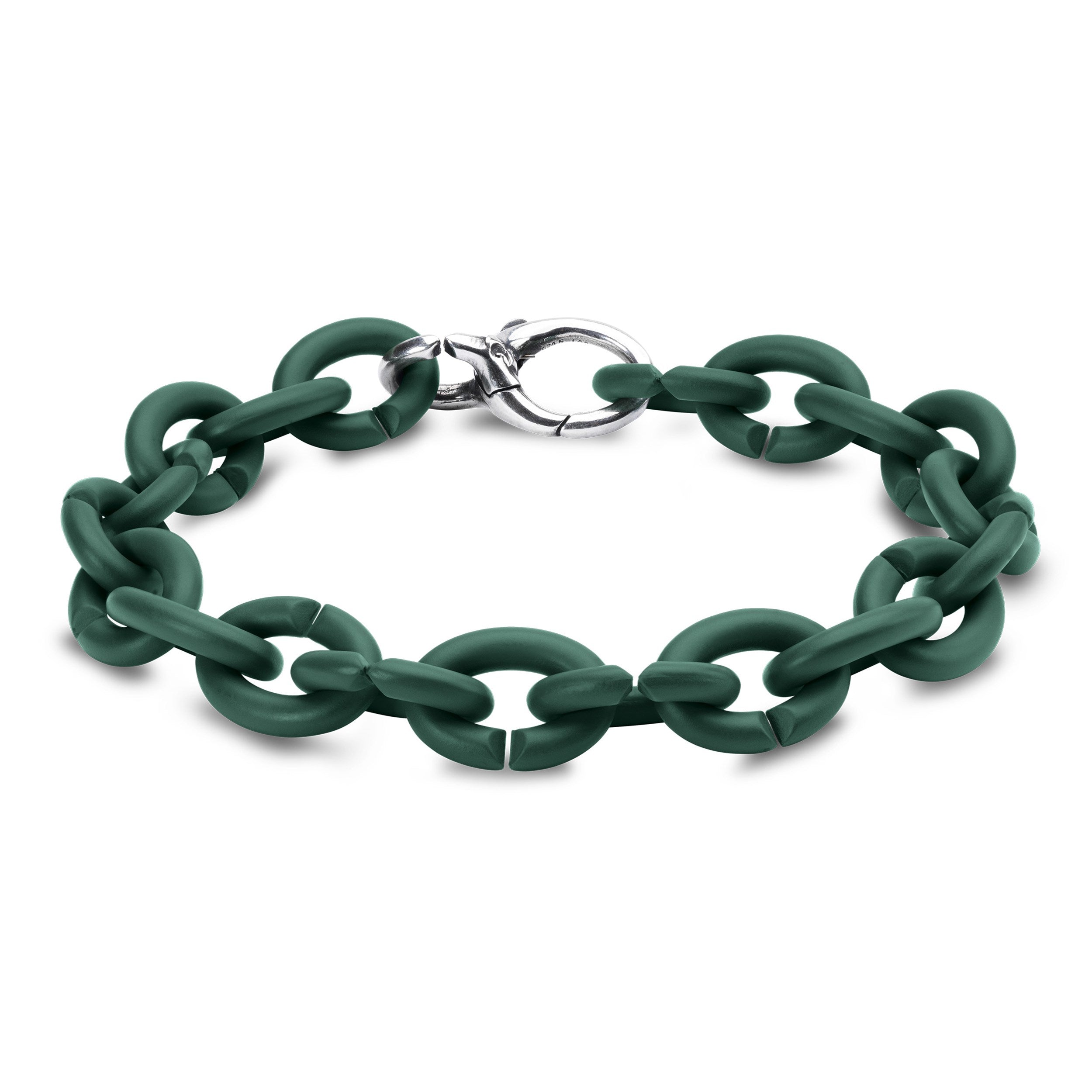 Keen Green Silver Bracelet