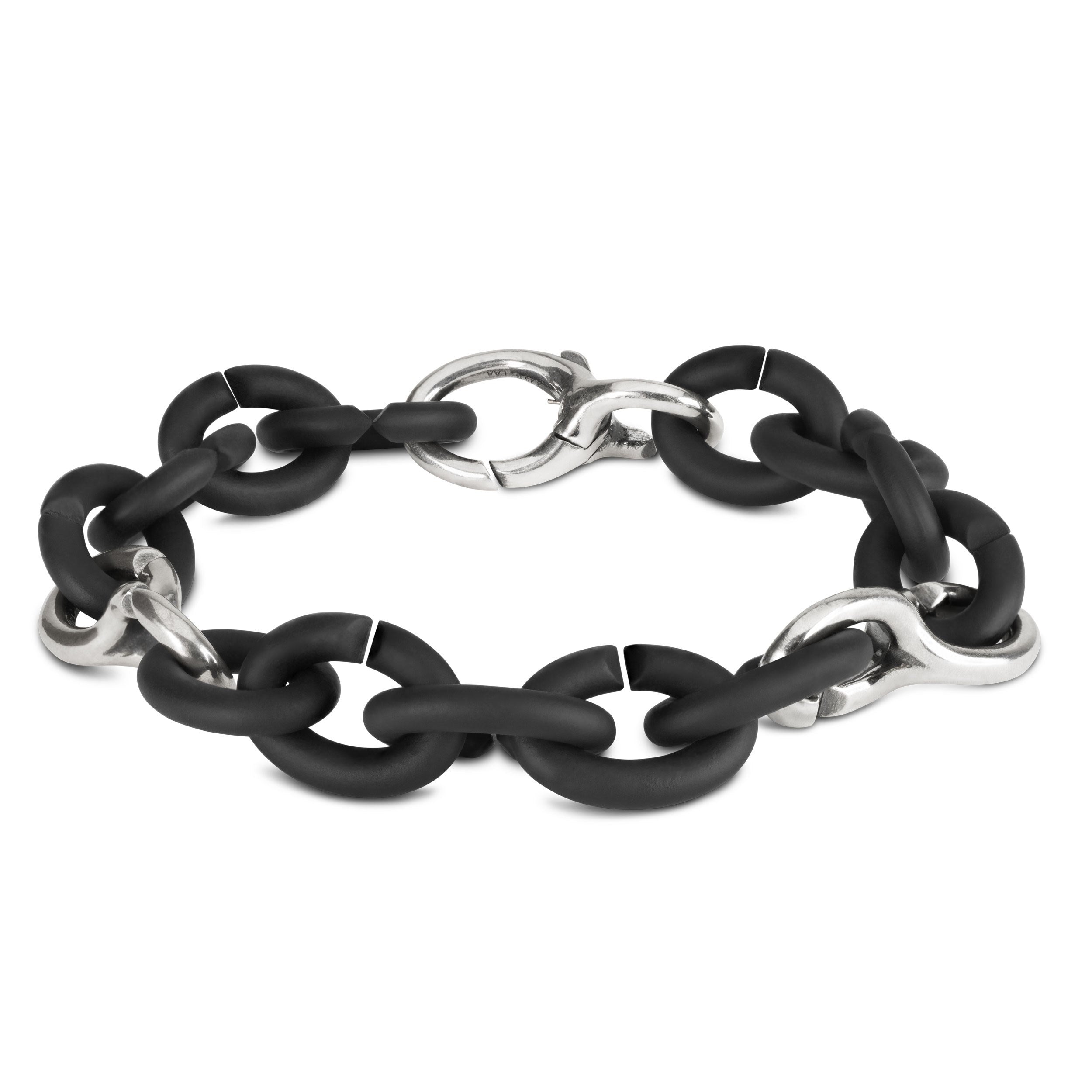 Black Pop Silver Bracelet