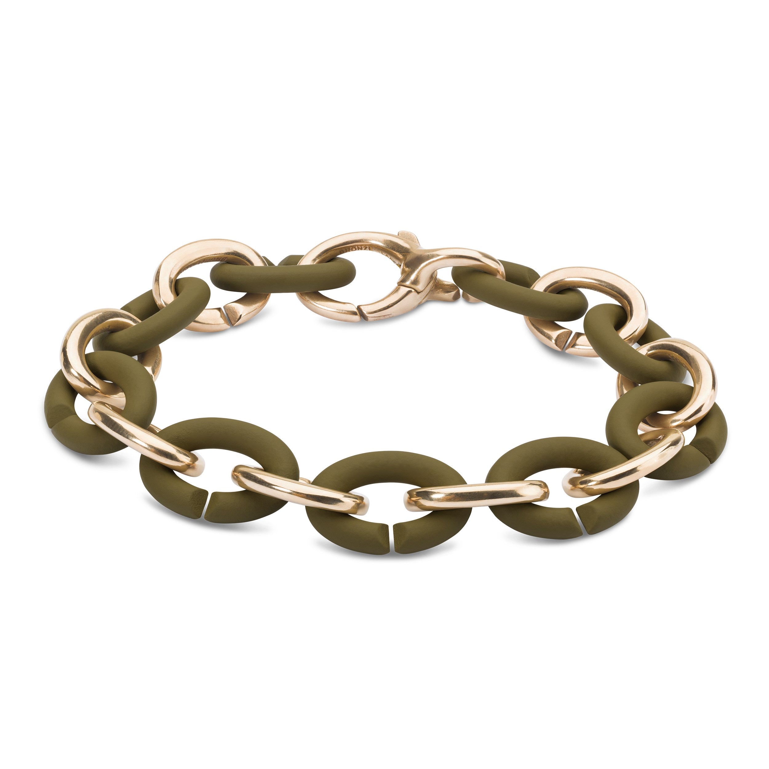 Khaki Half Bronze Bracelet