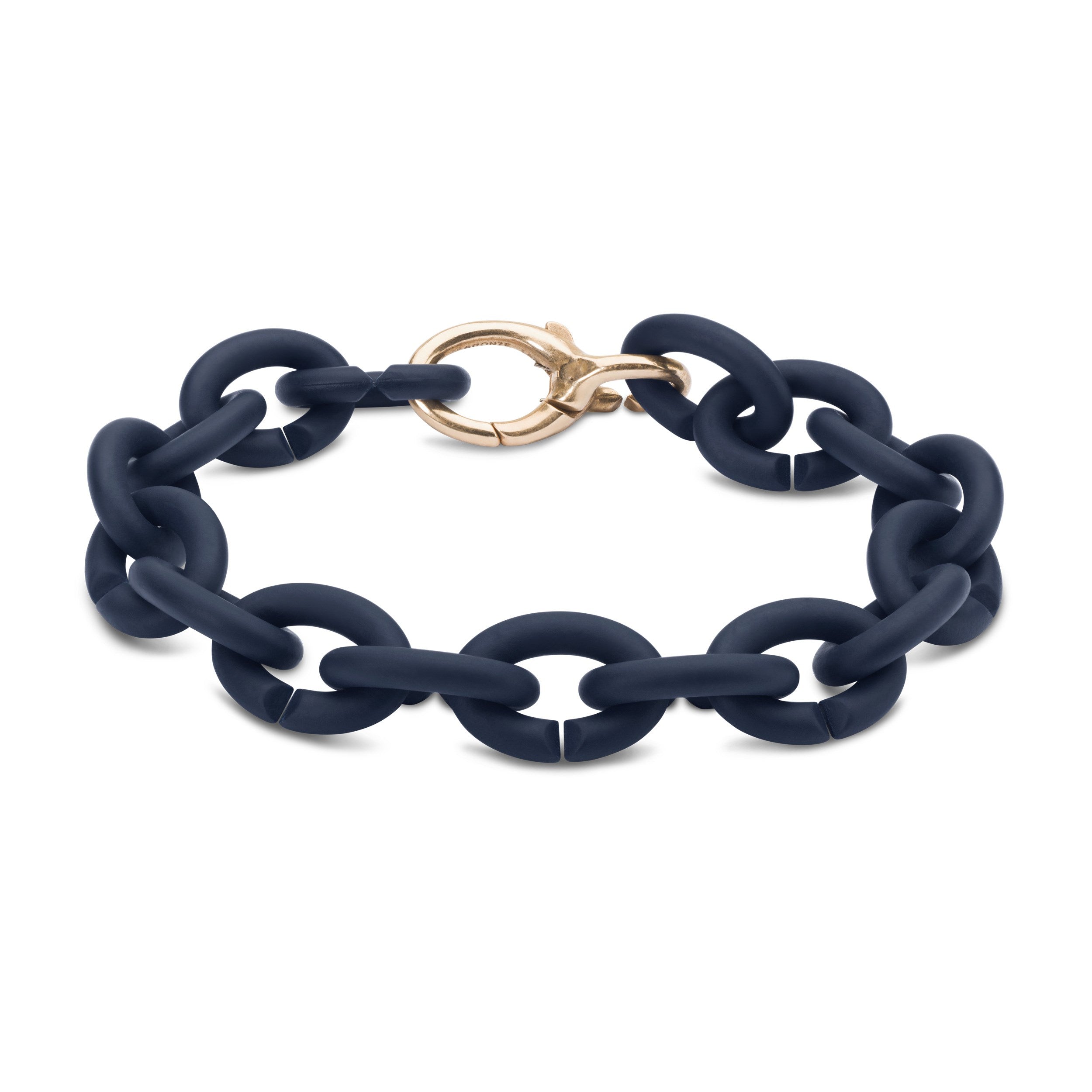 Steel Blue Bronze Bracelet