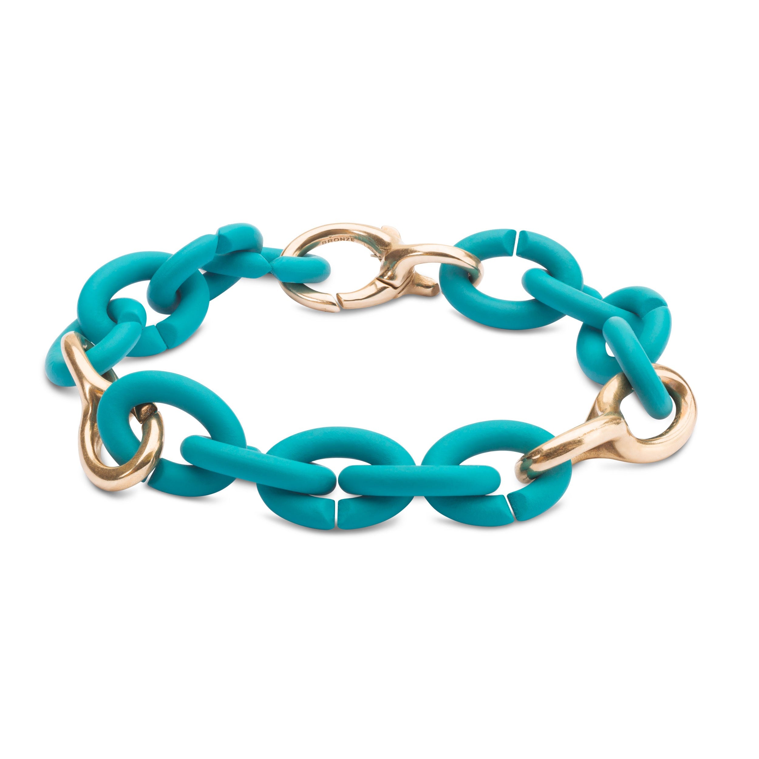 Turquoise Pop Bronze Bracelet