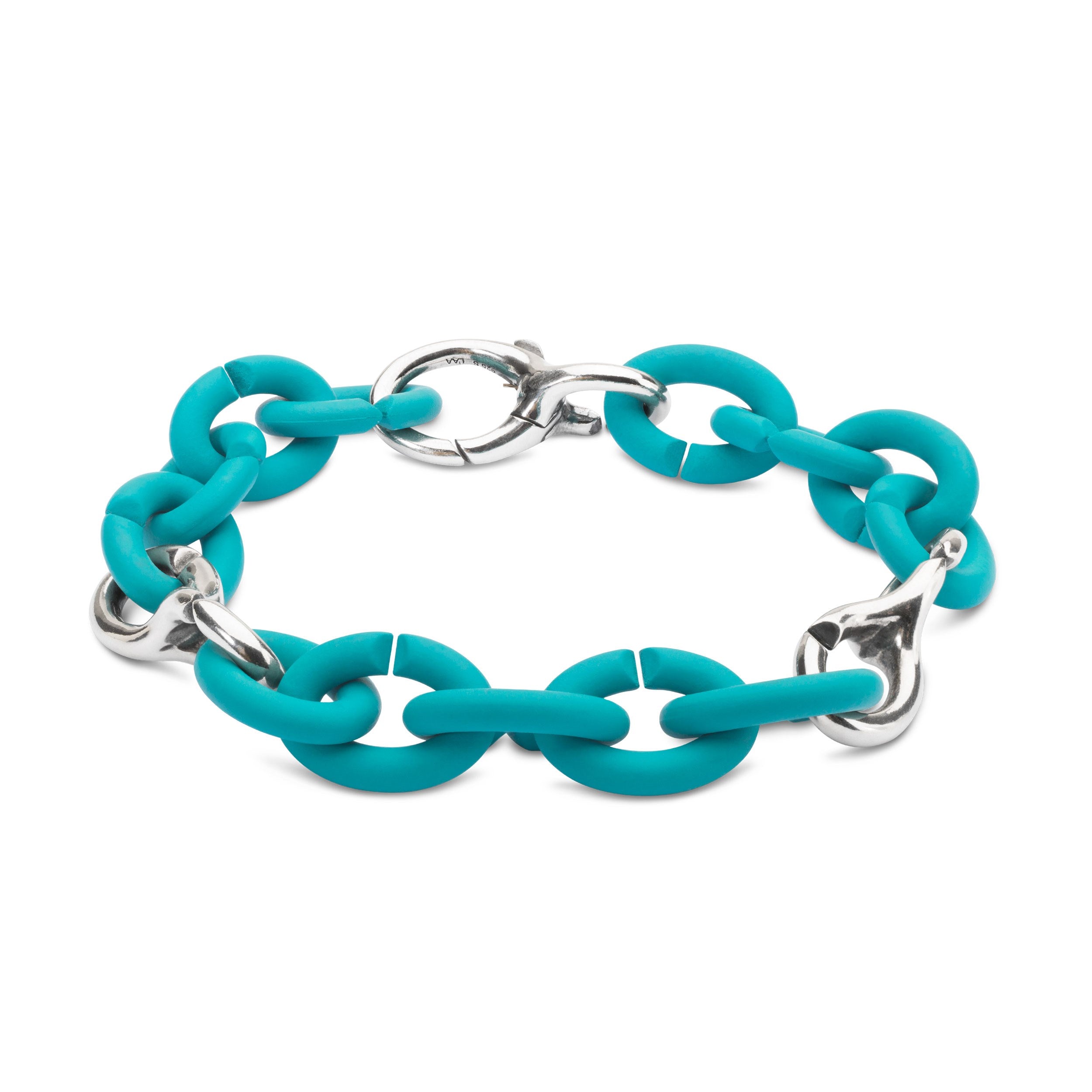 Turquoise Pop Silver Bracelet