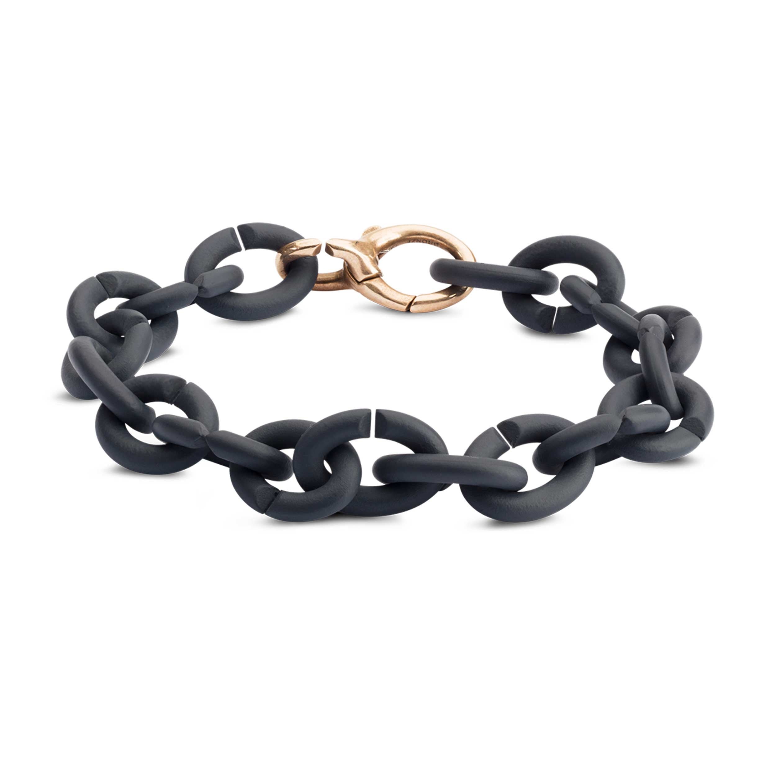 Graphite Grey Bronze Bracelet