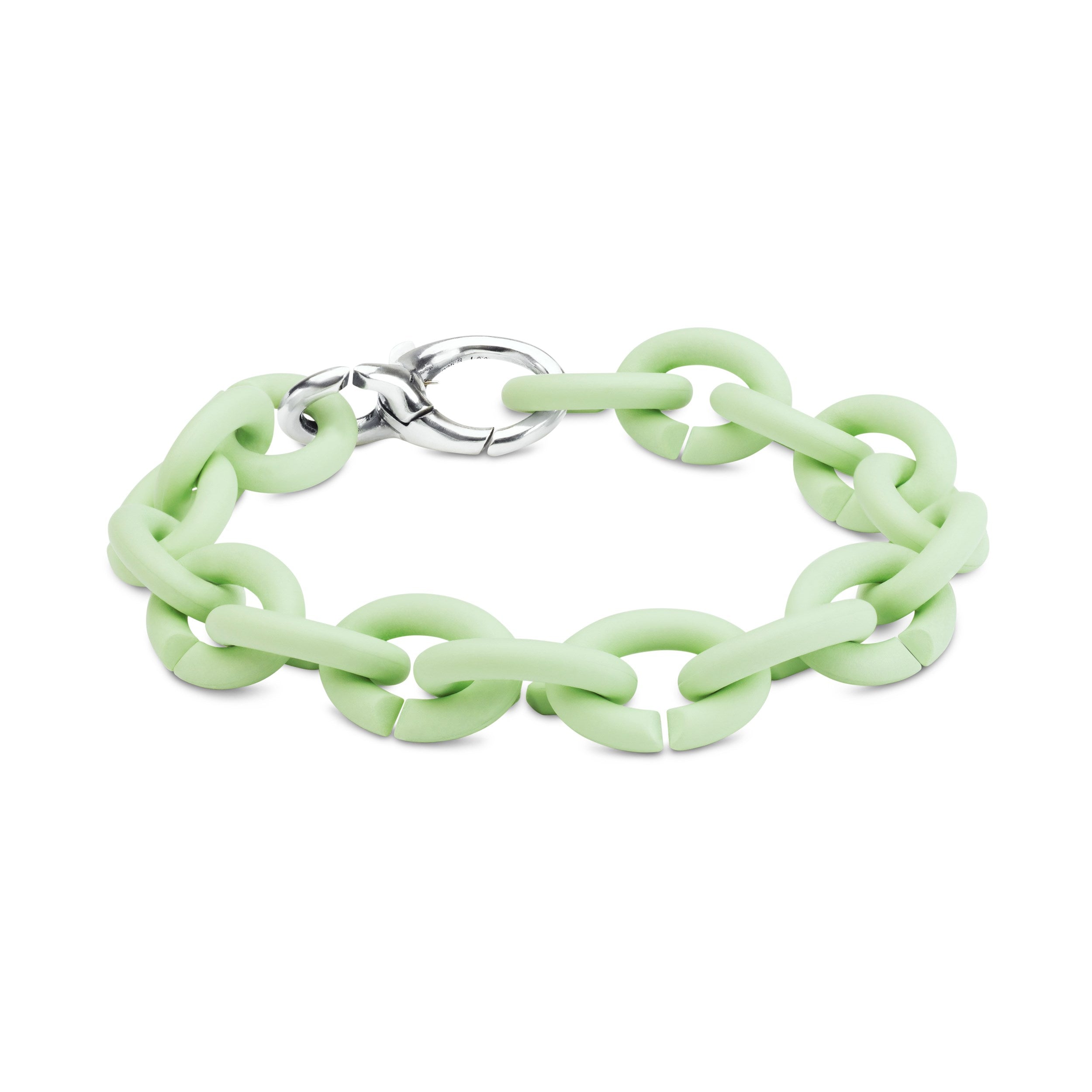 Mint Green Silver Bracelet
