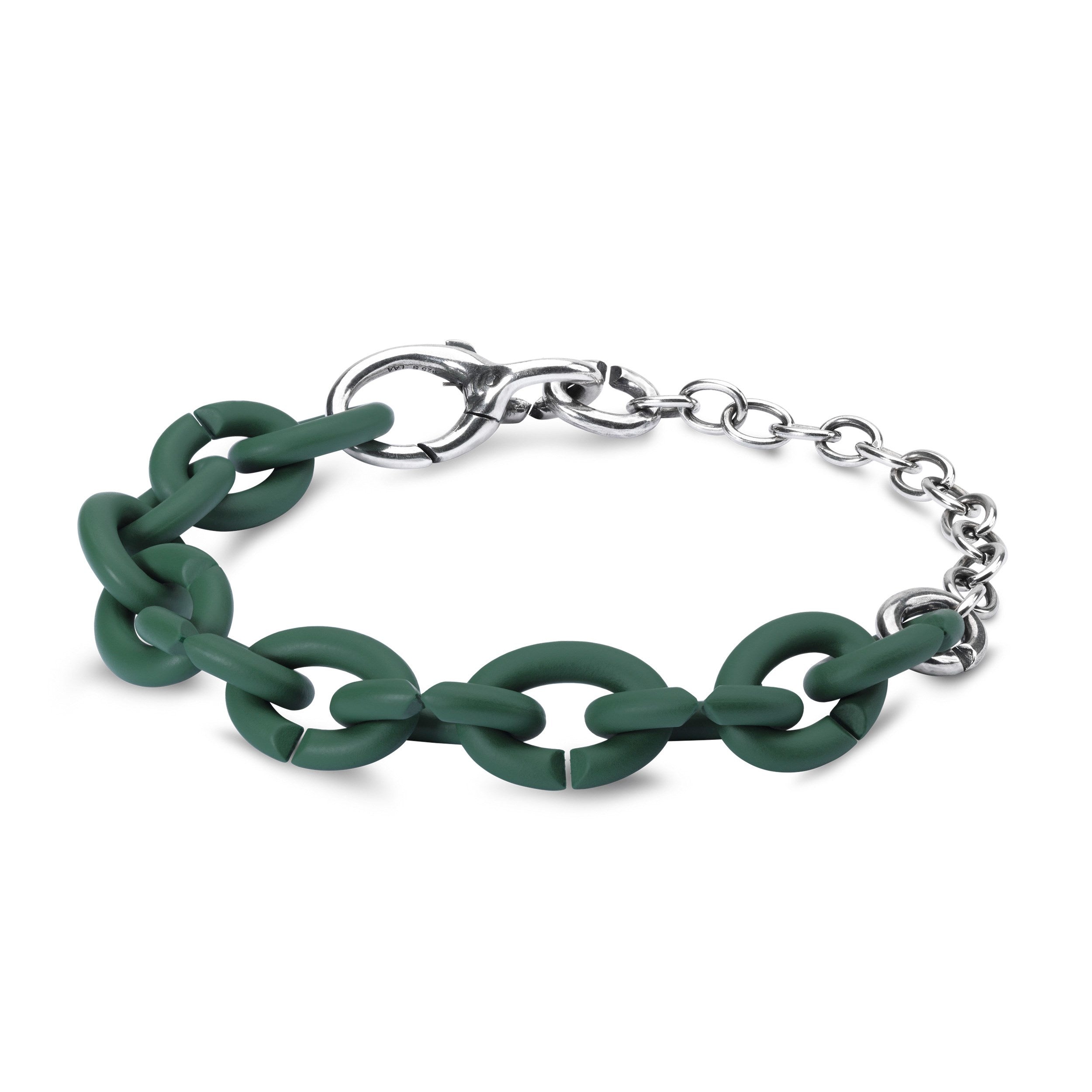 Keen Green Chain Bracelet, 19 cm