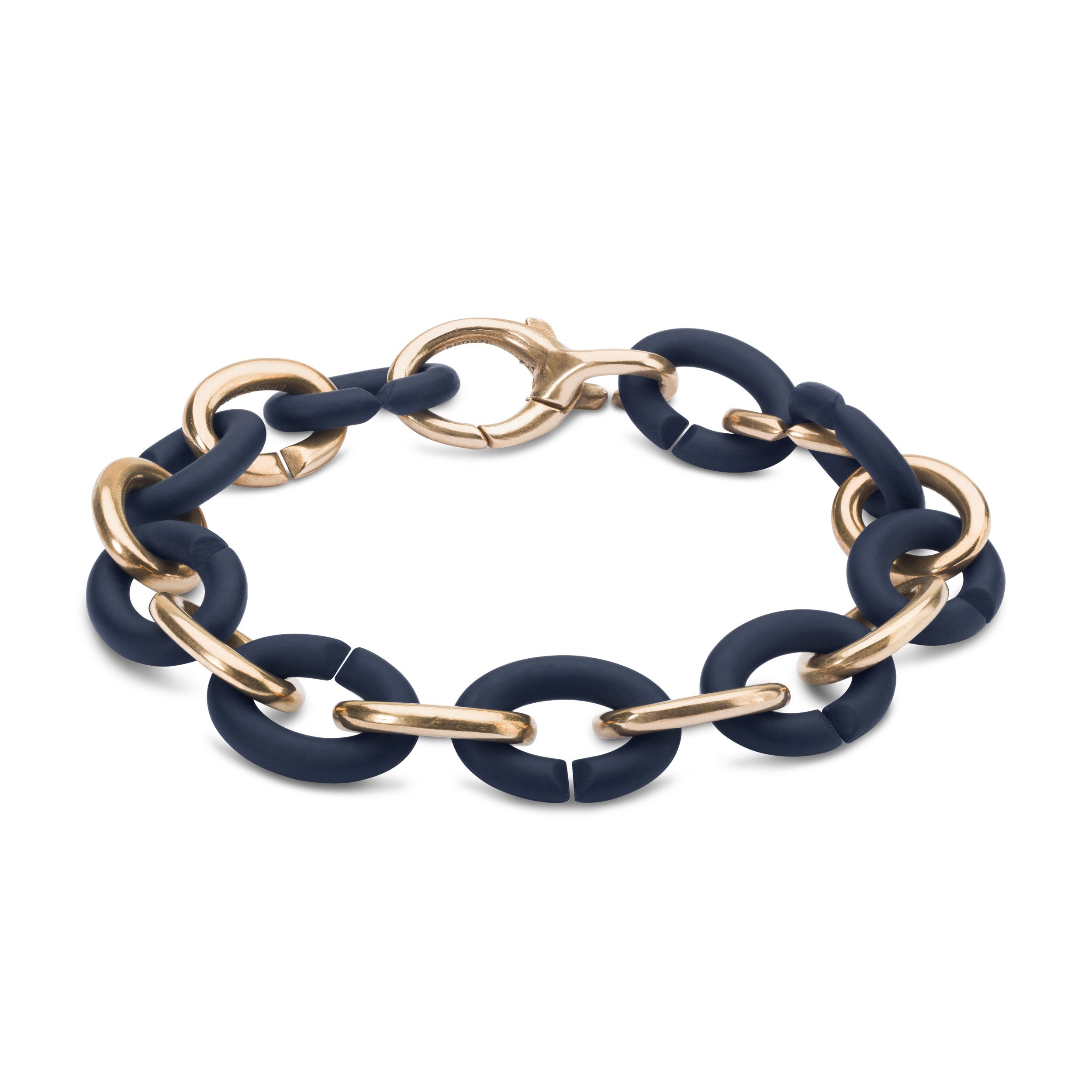 Steel Blue Half Bronze Bracelet