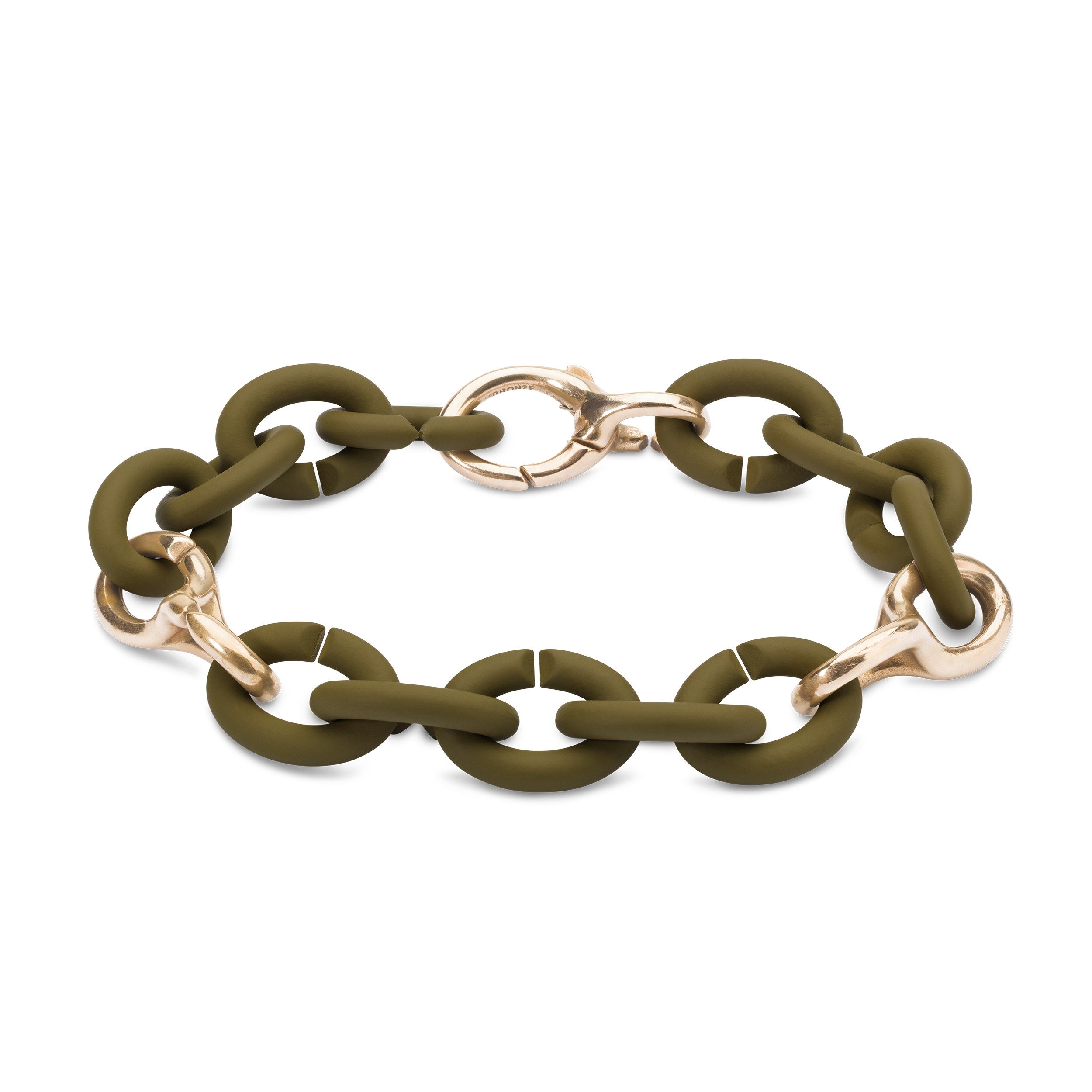 Khaki Pop Bronze Bracelet