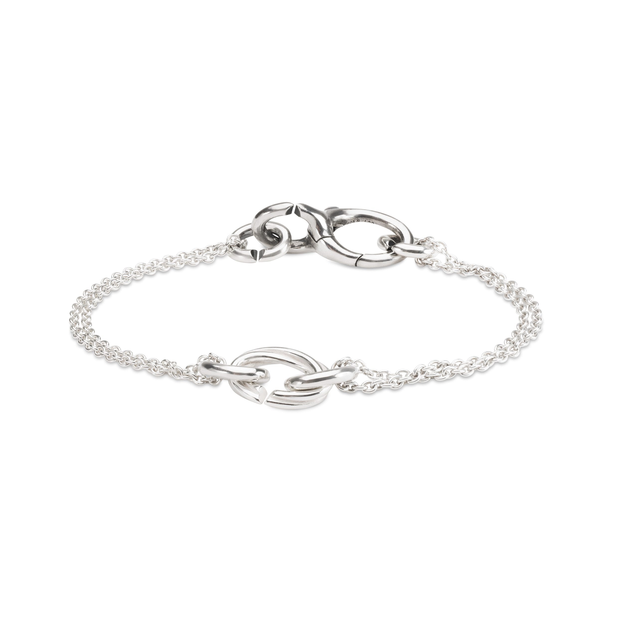 Triple Tangle Petite Chain Bracelet