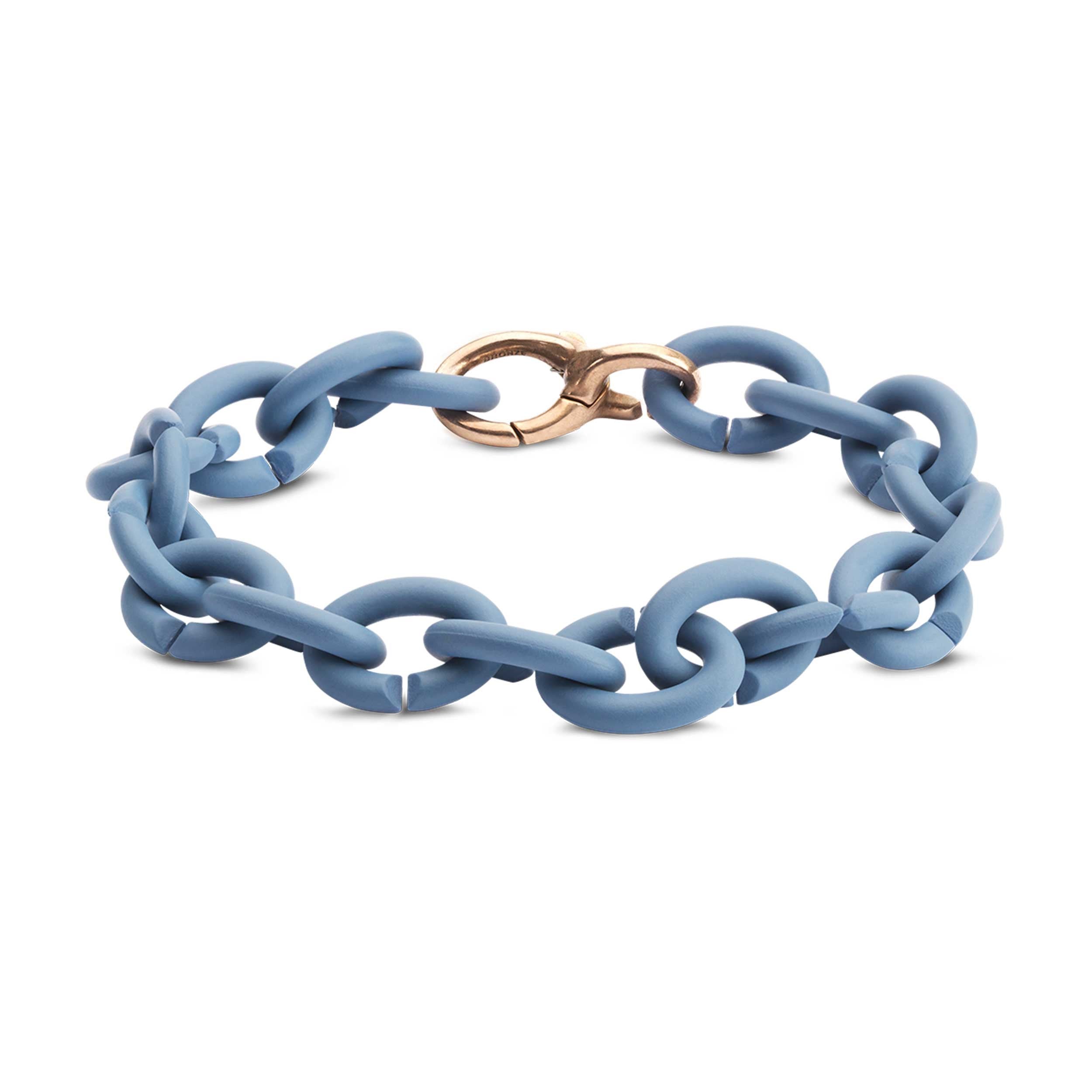 Ocean Blue Bronze Bracelet