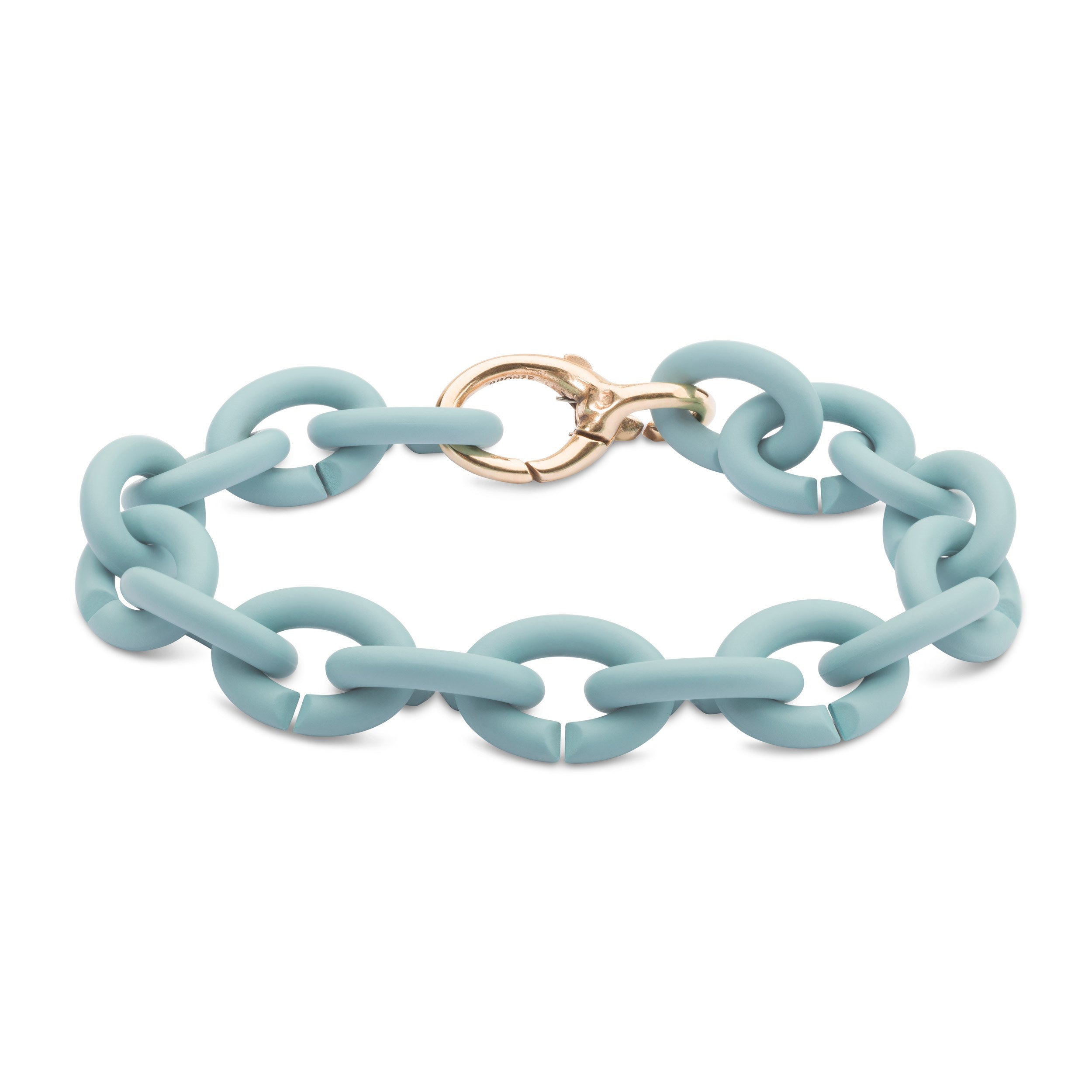 Sky Blue Bronze Bracelet